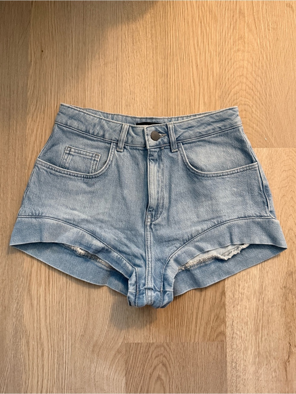 Silence + Noise Denim Micro Shorts
